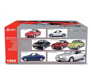 Alfa Romeo Spider 2.0 T.Spark 16V 1995 GRIGIO CHIARO MET. Laudoracing 1:18 Resinemodell (Türen, Motorhaube... nicht zu öffnen!)